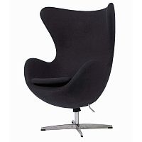 кресло egg chair пепельно-серое в Королёве