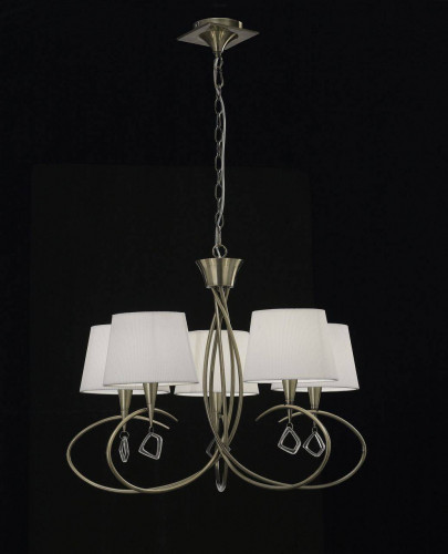 подвесная люстра mantra mara antique brass 1621 в Королёве