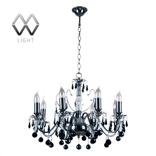 подвесная люстра mw-light барселона 313010208 черная в Королёве