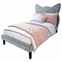 кровать детская 120х200 серая kitty в Королёве