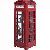 шкаф-витрина london telephone красный в Королёве