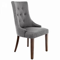 стул деревянный elegance dark walnut / fabric grey в Королёве