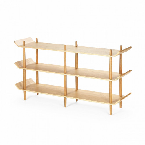 стеллаж bentwood двойной светло-коричневый в Королёве