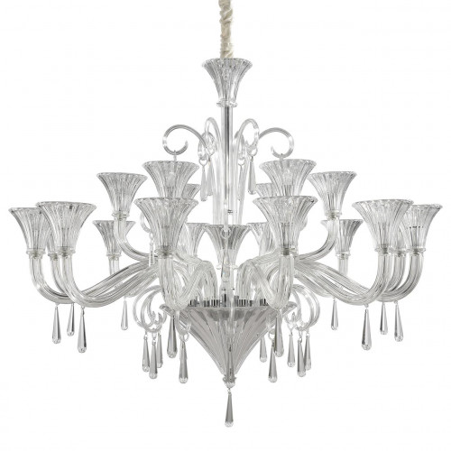подвесная люстра ideal lux santa sp18 хром в Королёве