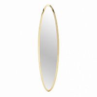 зеркало золотое овальное в узкой раме gold oval в Королёве