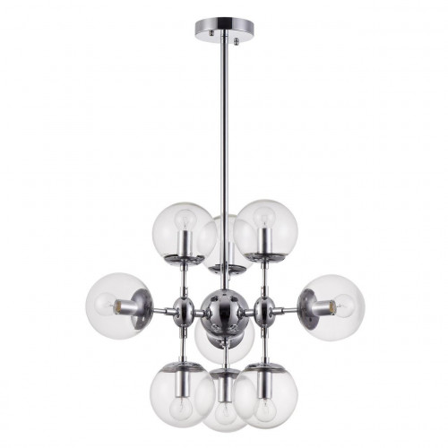 подвесная люстра freya richard fr5596pl-09ch хром в Королёве