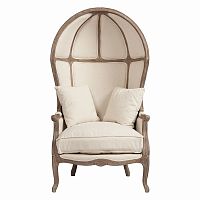 кресло с капюшоном versailles chair белый лен в Королёве