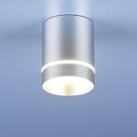 потолочный светодиодный светильник elektrostandard dlr021 9w 4200k хром матовый 4690389102943 в Королёве