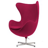 кресло egg chairа малиновое в Королёве