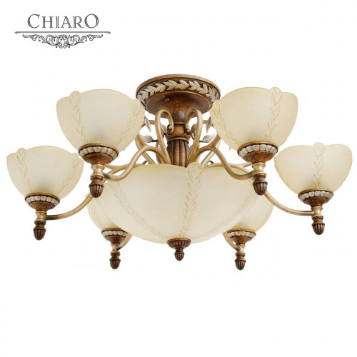 потолочная люстра chiaro версаче 254012909 бежевая в Королёве