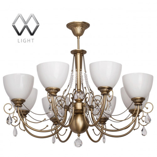подвесная люстра mw-light фелиция 347016608 белая в Королёве