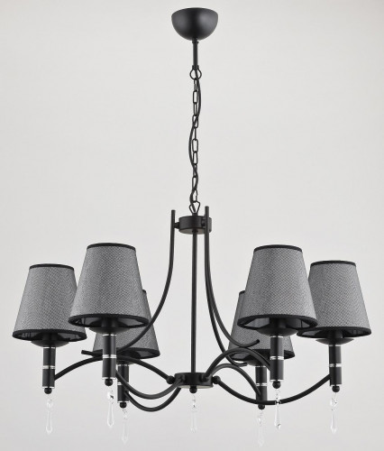 подвесная люстра alfa abil black silver 22966 в Королёве