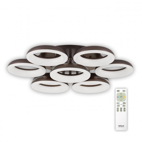 потолочная светодиодная люстра citilux паркер кофе cl225195r в Королёве