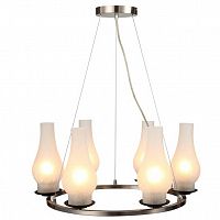 подвесная люстра arte lamp lombardy a6801sp-6br белая в Королёве