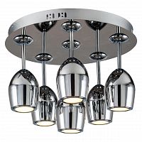 дизайнерская потолочная светодиодная люстра spot light merlot 1194668 хром в Королёве