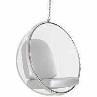 кресло eero aarnio style bubble chair серое в Королёве