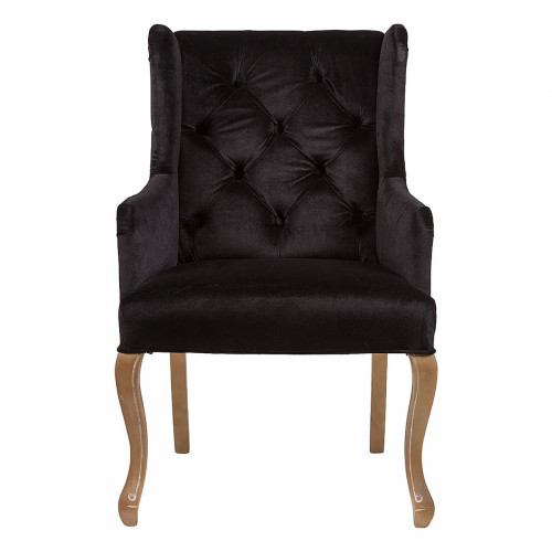 кресло с ушами черное ashby chair в Королёве