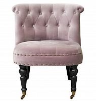 низкое кресло aviana pink velvet в Королёве