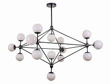 люстра modo 15 black+white черная, белые плафоны в Королёве