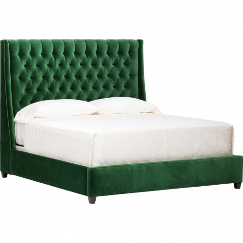 кровать двуспальная 160х200 зеленая emerald в Королёве