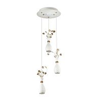 подвесная светодиодная люстра odeon light carolis 4035/18l в Королёве