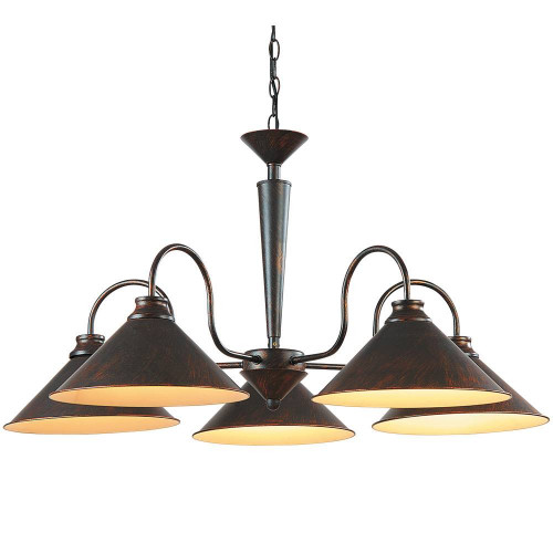 подвесная люстра arte lamp cone a9330lm-5br в Королёве
