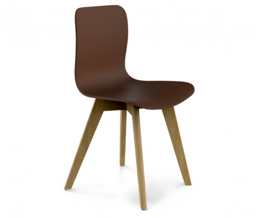 стул dsw коричневый s42 (eames style) в Королёве