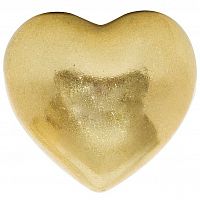 фигурка сердечко 7,6х7,1х4,6 золотое в Королёве