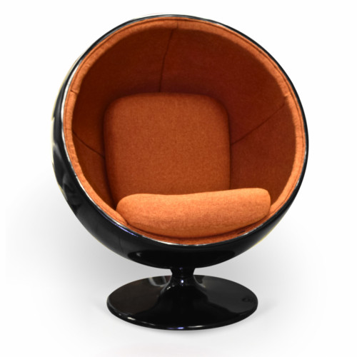 кресло ball chair черно-коричневое в Королёве