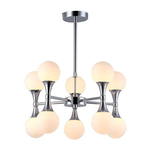 подвесная люстра arte lamp a9162lm-10cc белая в Королёве