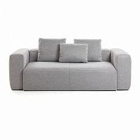 диван blok sofa 2 светло-серый от la forma (ex julia grup) в Королёве