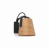 stood бра черное + wood e27 max 20w от faro в Королёве