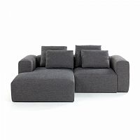 диван blok sofa 2 левый угол темно-серый от la forma (ex julia grup) в Королёве