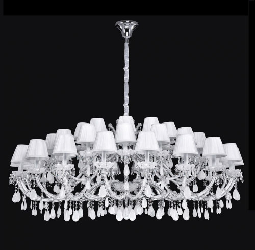 подвесная люстра crystal lux blanca sp45 белая в Королёве