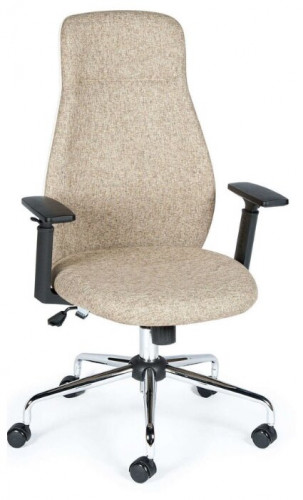 кресло для руководителя norden chairs милан, обивка: текстиль, цвет: ткань светло-бежевая в Королёве