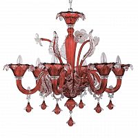подвесная люстра ideal lux ca vendramin sp6 rosso в Королёве