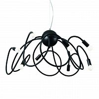 подвесная люстра ideal lux multiflex sp8 nero в Королёве