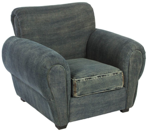 кресло san francisco denim armchair серое в Королёве