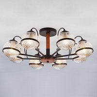 потолочная люстра eurosvet livia 70081/8 черный в Королёве