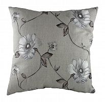 подушка с цветочным орнаментом gray flowers в Королёве