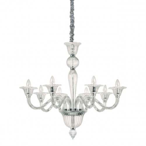подвесная люстра ideal lux brigitta sp8 trasparente в Королёве