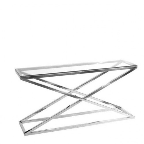 консоль criss cross от eichholtz хром в Королёве
