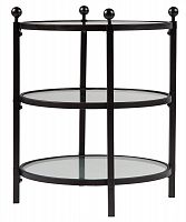 стол журнальный glass plateau черный в Королёве