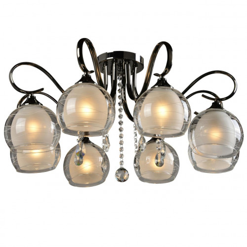 потолочная люстра idlamp merinella 877/8pf-darkchrome в Королёве