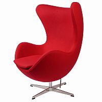 кресло arne jacobsen темно-красное в Королёве