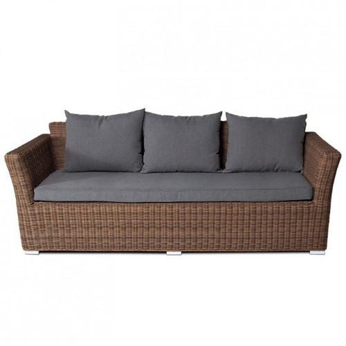 диван трехместный капучино коричневый в Королёве