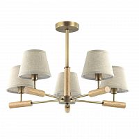 потолочная люстра lumion robin 3703/5c бежевая в Королёве