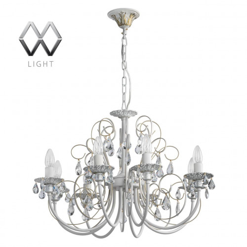 подвесная люстра mw-light свеча 301015308 белая в Королёве