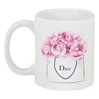 кружка с рисунком dior peonies в Королёве