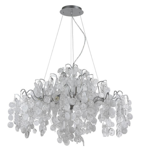 подвесная люстра crystal lux tenerife sp9 silver в Королёве